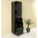 Fresca Espresso Bathroom Linen Cabinet with 3 Pull Out Drawers