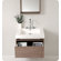 Fresca Fresca Potenza Gray Oak Modern Bathroom Vanity with Mirror and Pop Open Drawer