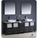 Fresca Torino 84" Modern Double Sink Bathroom Vanity with Side Cabinet and Vessel Sinks