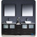 Fresca Torino 84" Modern Double Sink Bathroom Vanity with Side Cabinet and Vessel Sinks