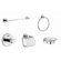 Grohe Essential Accessory Kit in Starlight Chrome