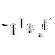Grohe Parkfield Double Handle Vertical Spray Bidet Faucet
