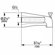 Grohe Double Handle Wall Mount Tub Spout Trim
