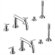 Grohe Atrio Roman Tub Filler Faucet with Hand Shower
