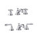 Grohe Seabury Widespread Lavatory Faucet Set Less Handles