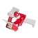 Business Source Handheld Tape Dispenser, for 3" Core Tapes, Red