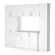 Prepac Elite Garage/Laundry Room Wardrobe Cabinet with Top Shelf and Crossbar