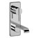 Jado Glance Wall Mounted Bathroom Faucet with Single Lever Handle