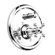 Jado New Classic Pressure Balance Diverter Faucet Shower Faucet Trim Only with Cross Handle