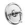 Jado 818 Series Pressure Balance Thermostatic Faucet Shower Faucet Trim Only with Cross Handle
