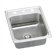 Elkay Lustertone Gourmet 17" x 20" Stainless Steel Sink