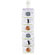 Savvy Tabby Pounce Party Animals Clip Strip Cat Toy (6 Pieces)