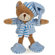 Zanies Sleepy Teddy Dog Toy