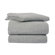 La Rochelle Heather Solid Flannel Sheet Set in Grey
