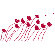 ADZif Spot Petals in the Wind Wall Decal