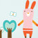 ADZif Piccolo Mimi the Bunny Wall Sticker