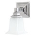 10" One Light Wall Sconce in Chrome