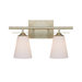 Soho Two Light Bath Vanity in Winter Gold