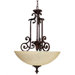 Mediterranean 3 Light Inverted Pendant