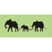 Elephant Family Chalkboard Wall Decal