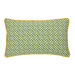Maze Poly Pillow in Green/Yellow