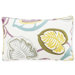 Hosta Lily Cotton Pillow in  Alabaster