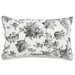 12" Liz Outdoor Decorative Pillow in Charcoal