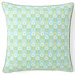 Rings Cotton Square Pillow in Marine