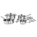Wearever 3-Ply Stainless Steel 10-Piece Cookware Set