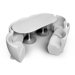 Community Seating Set for 8 in Gloss and Corian