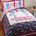 Spooning Duvet Set in White and Navy