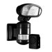 Motion Tracking Halogen Security Floodlight with Alarm in Black