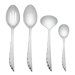 Pleated Swirl Flatware 4 Pieces Hostess Set