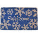 Welcome Snow Flakes Doormat