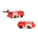 Fire Engine Cufflinks in Red