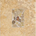 Castle De Verre 10" x 13" Decorative Accent Tile in Chalice Gold
