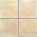Cristallo Glass 4" x 4" Field Tile in Smoky Topaz