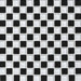 Glass Reflections 11 1/2" x 15 1/2" Frosted Random Interlocking Accent Blend in Check Mate
