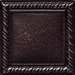 Ion Metals 2" x 2" Decorative Rope Accent Tile in Oil Rubbed Bronze