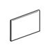 Modern Dimensions 4 1/4" x 8 1/2" Bullnose with 8 1/2" Edge in Matte Arctic White