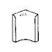 Permatones 2" x 2" Round Cap Inside Corner in Matte Arctic White