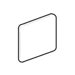 Polaris 8" x 8" Glazed Bullnose Corner in Gloss White