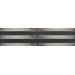 Spark 6" x 24" Decorative Accent Tile in Smoky Glimmer/Midnight Glow