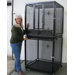 Welded Wire Kennel with Swing Out Feeder