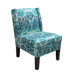 Wingback Fabric Slipper Chair