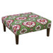 Global Fabric Cocktail Ottoman