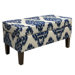 Diamonds Fabric Storage Bench