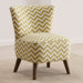 Zig Zag Mid Century Slipper Chair