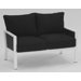 Parkview Woven Deep Seating Loveseat with Cushions