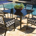 Parkview Cast Dining Table with Umbrella Hole